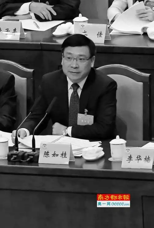 深圳市长陈如桂.南都记者 胡可 摄