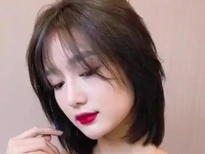 2022女生不烫不染也好看的短发发型#设计发型找韩明 #减龄发型 #层次