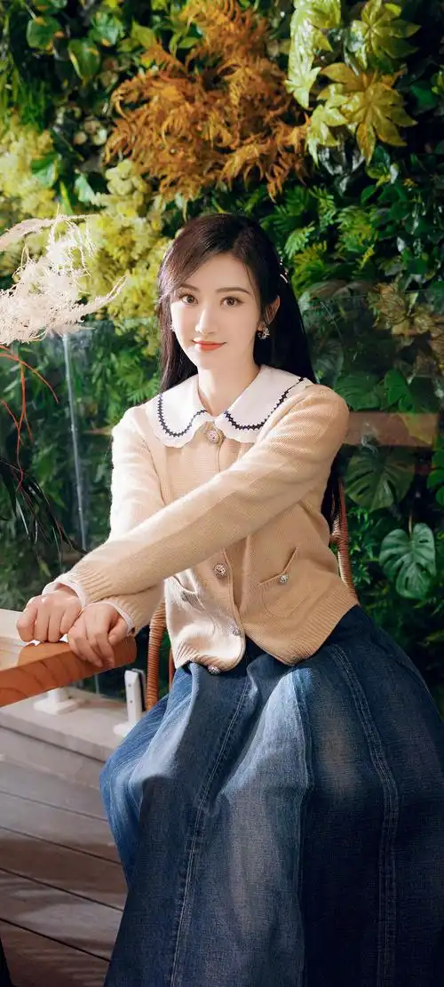 景甜 户外写真手机壁纸