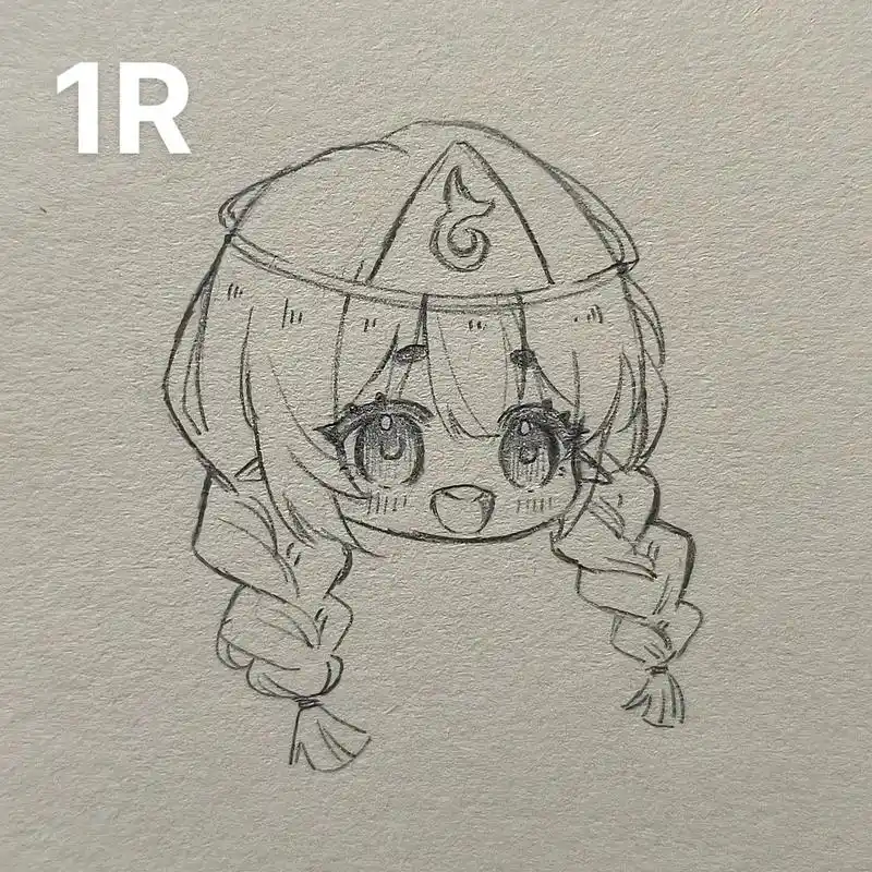 铅笔qq头1r.接几个就不接了#画画 #约稿 #手绘 #q版 - 抖音