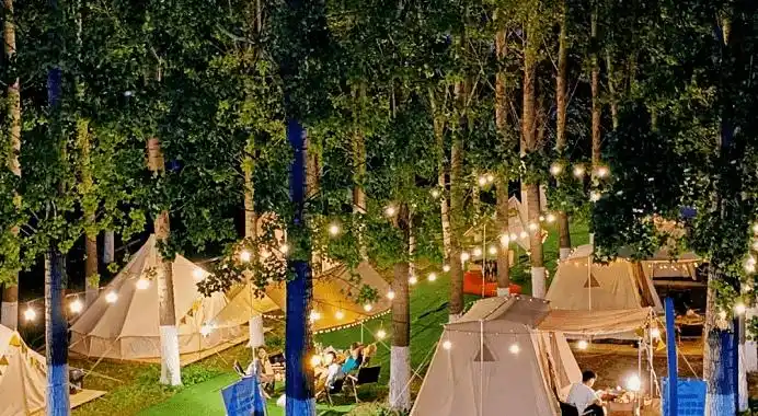 帐篷露营地,投资小,颜值高,不占土地指标的网红住宿!