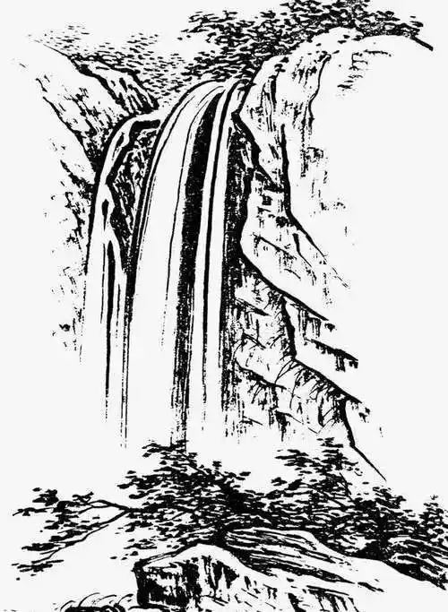 关键词  山水画简笔画素材山水简笔画