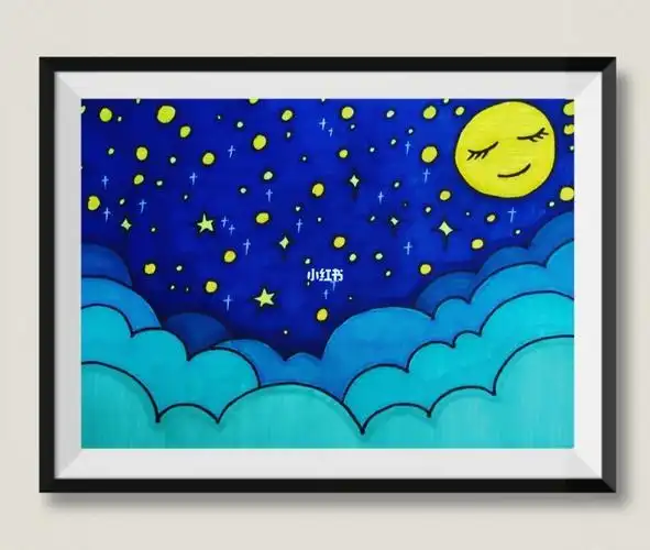 星空怎么画简单又漂亮星空怎么画简单又漂亮马克笔