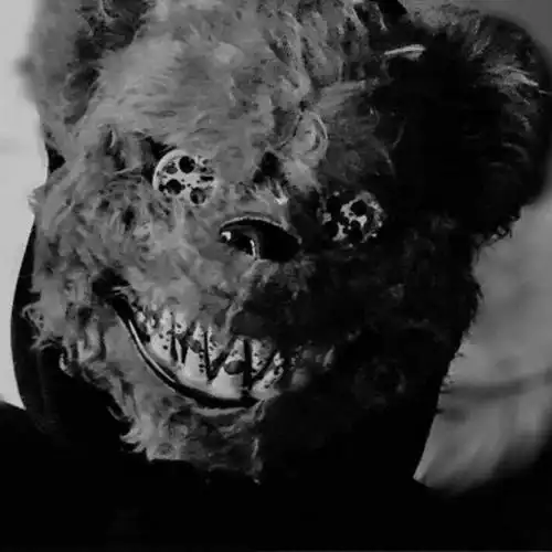 万圣节血腥兔子面具cos兔人杀手兔面具万圣节恐怖面具抖音同款兔脸面