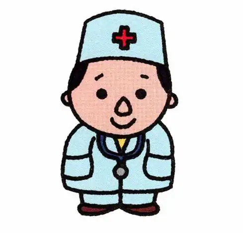 儿童卡通医生的画法 医生叔叔简笔画步骤素描彩图-www.qqscb.com