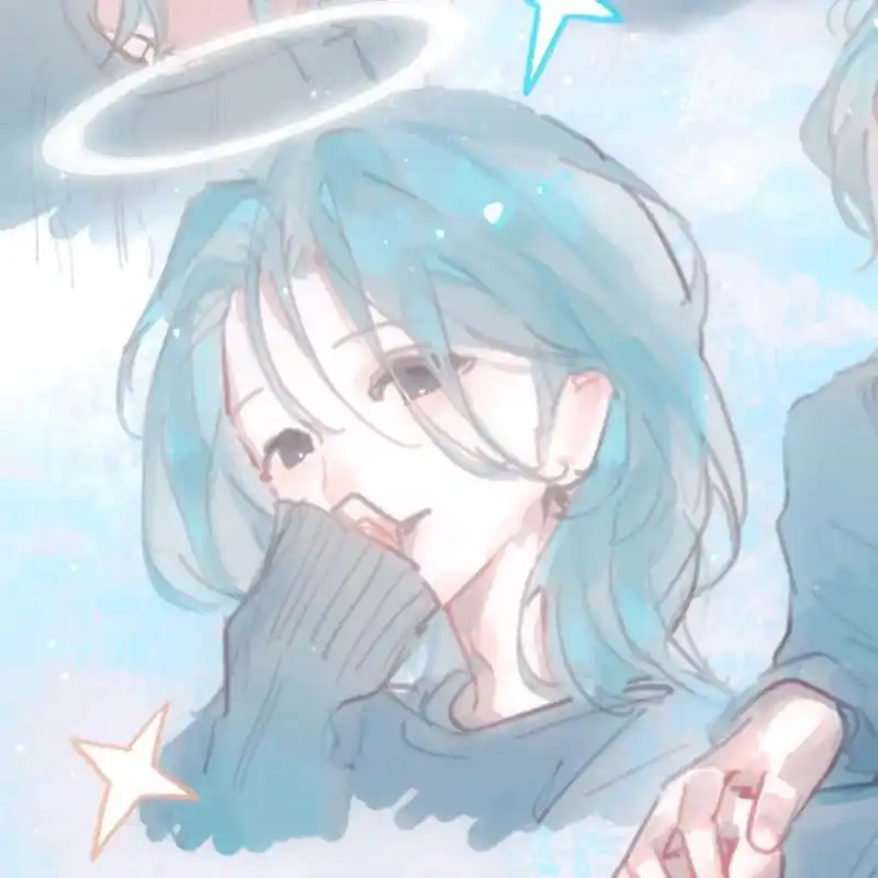 漂亮的花花,漂亮的蓝发.#华晨宇 - 抖音