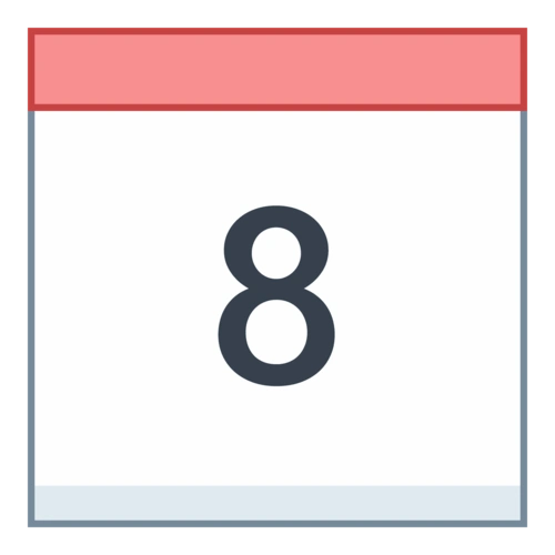 日历8 透明图标