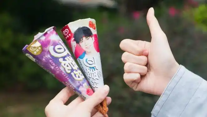 本次测评最期待的雪糕,易烊千玺代言谁不爱呢!