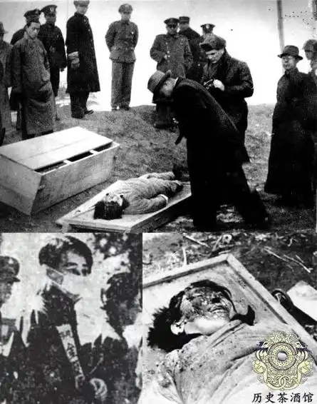直击抗战胜利后汉奸枪决现场图7女子崩溃大哭图9是川岛芳子