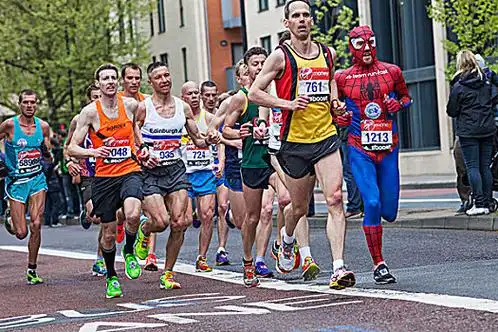 英格兰,伦敦,马拉松