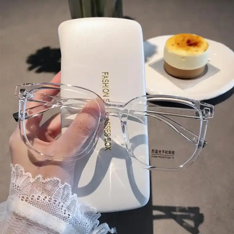 「时尚眼镜框加持!华忆方形黑框大框2022新款,显复古魅力, - 抖音