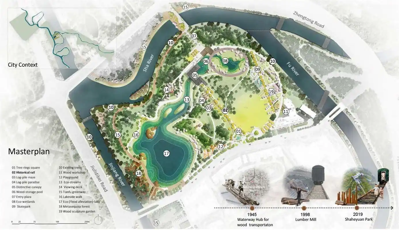 案例分析 成都沙河源公园 分析案例:成都沙河源公园景观设计 案例来源