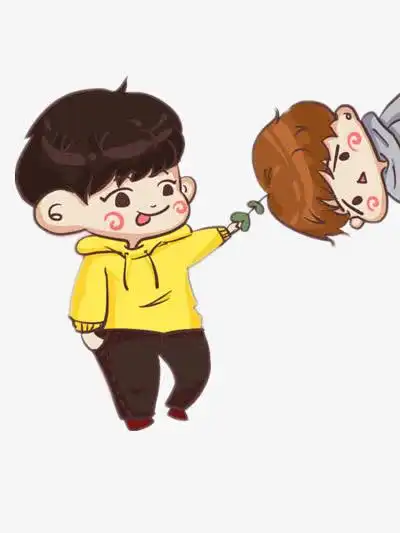 动漫两兄弟萌q版