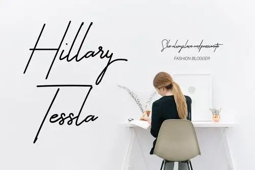 surfshirtsignature个性手写签名英文字体下载 - 好看字体网