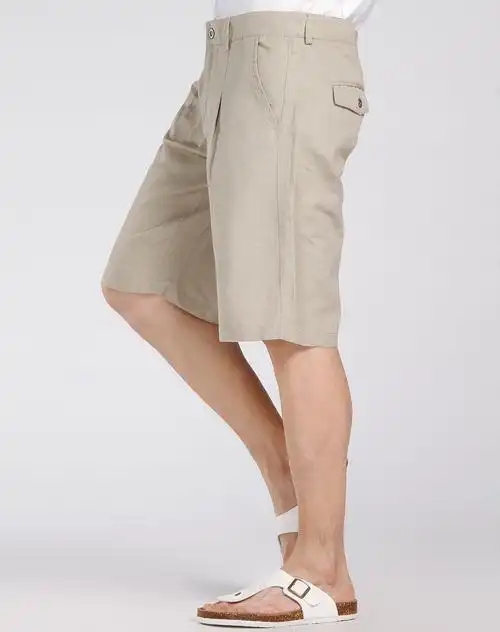 asobio-男士专场卡其色休闲短裤