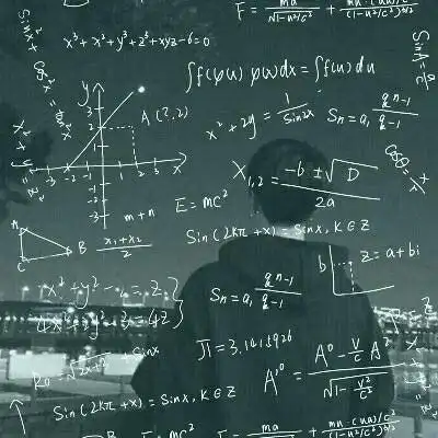 数学公式男生头像帅气学霸的内心你是不了解的
