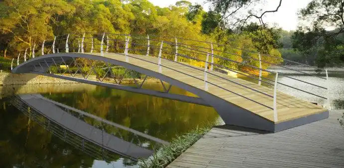 某景区步行桥设计方案示例(欣赏)