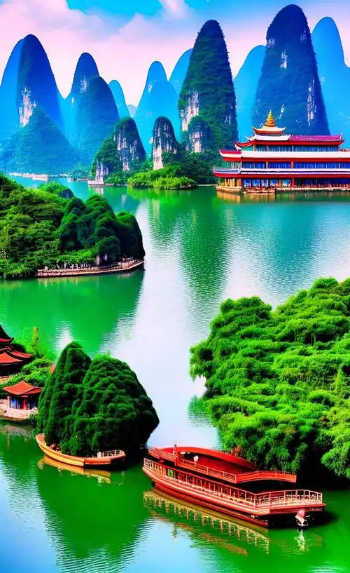 人间仙境美如画