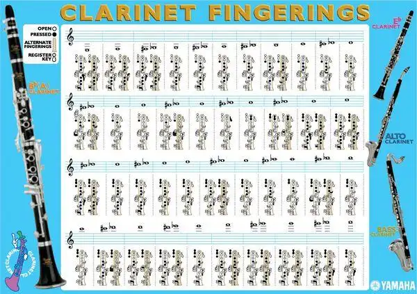 在学黑管,求升降音指法表.