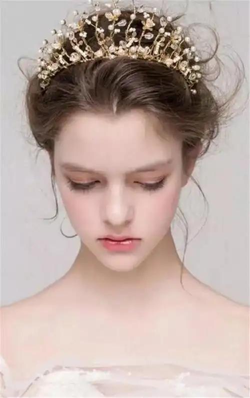 韩式新娘盘发图解100种