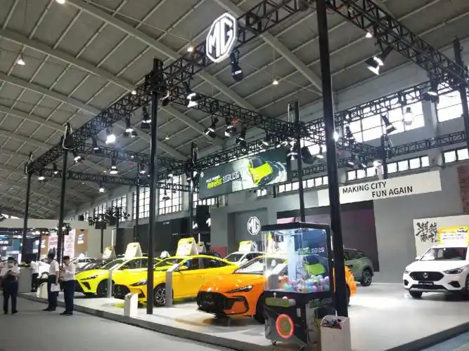 沈阳国际车展mg名爵展台