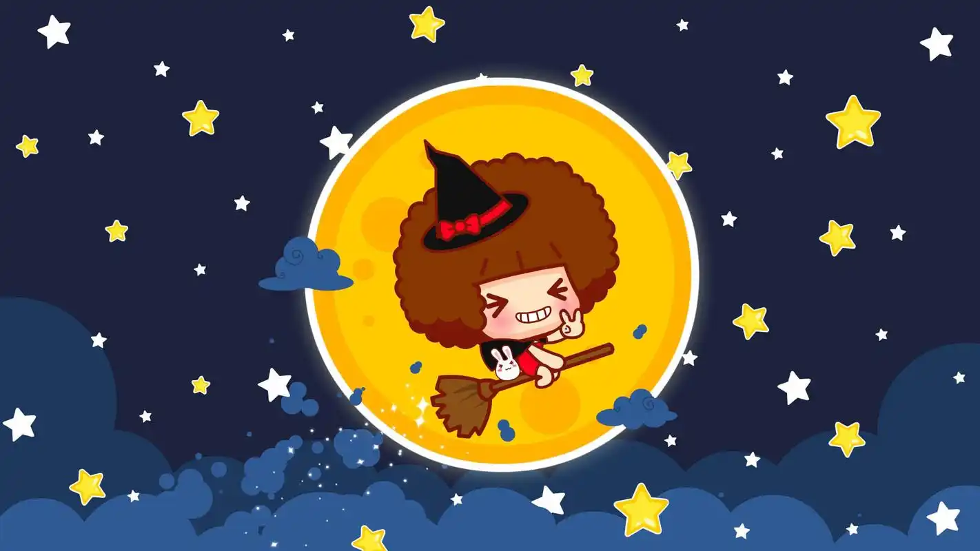 首页 桌面壁纸 节日壁纸 万圣节可爱卡通高清电脑壁纸1920_1080手机