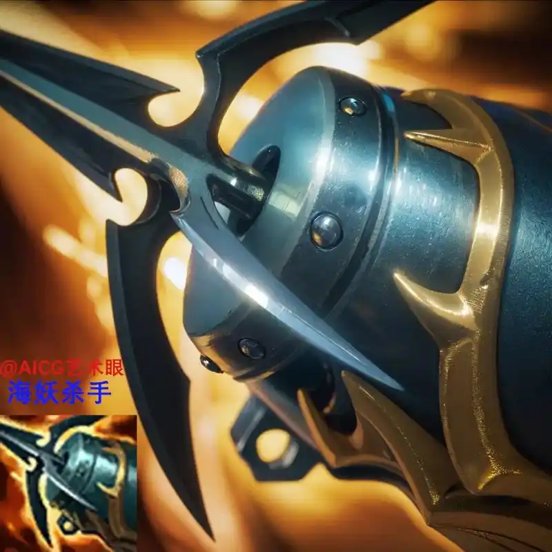 英雄联盟装备图标高清重置第八期来咯~本期有海妖杀手,不朽盾弓 - 抖