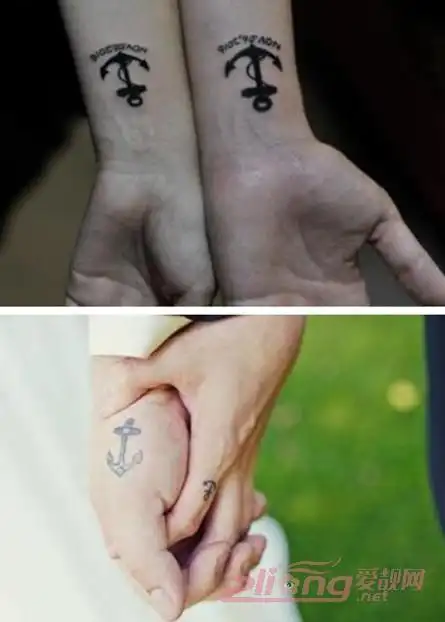 情侣纹身小清新图案最受宠!