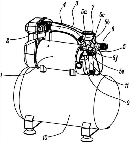 cn206545573u_一种手提式空气压缩机失效