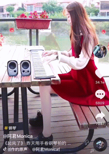 六一节送给孩子最好的礼物,可卷的移动钢琴,随铺随弹!