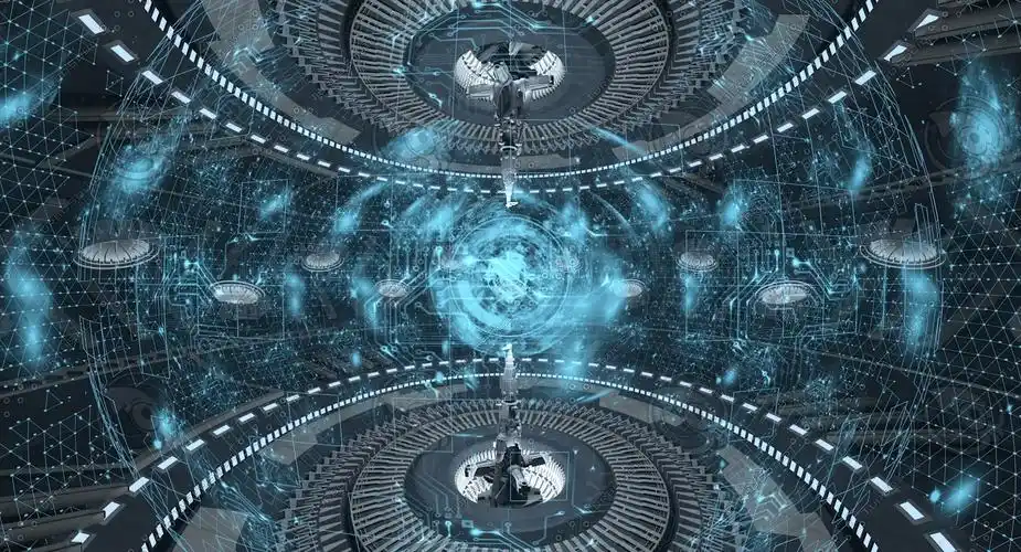 科幻飞船内饰3d模型