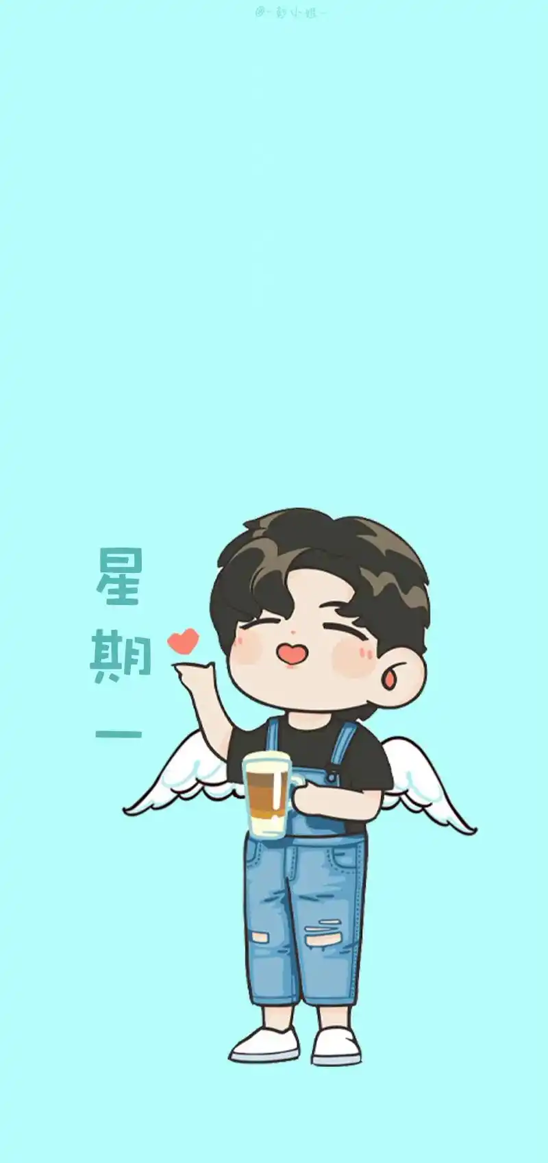 卡通壁纸 #摩登兄弟刘宇宁 - 抖音