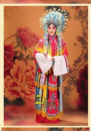 正龙戏装 京剧戏曲舞台演出服装醉打金枝皇后贵妃醉酒 五彩宫装