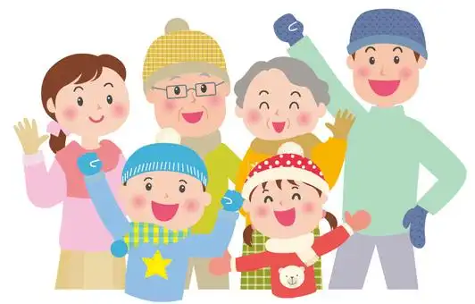 照片素材(图片): 好朋友三代同堂1搂抱