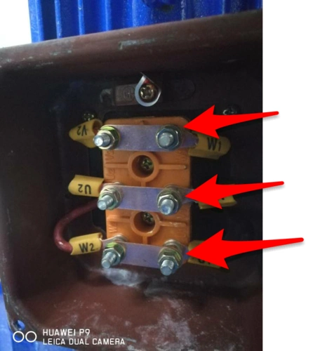 没有名牌,水泵电机怎么接啊?应该是三相异步电机,着急