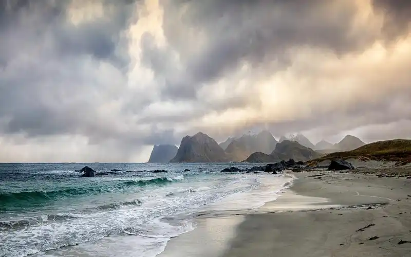 北极海滩绝美风景壁纸_超好看风景壁纸