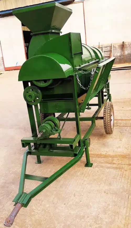 厂家直发 水稻谷子小麦脱粒机 柴油机带动新型脱粒机