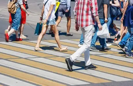 行人过街模型图片