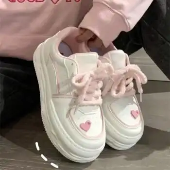 木季云mujiyun十几岁青少女初中女生鞋子韩版学生潮高中生女鞋爱心