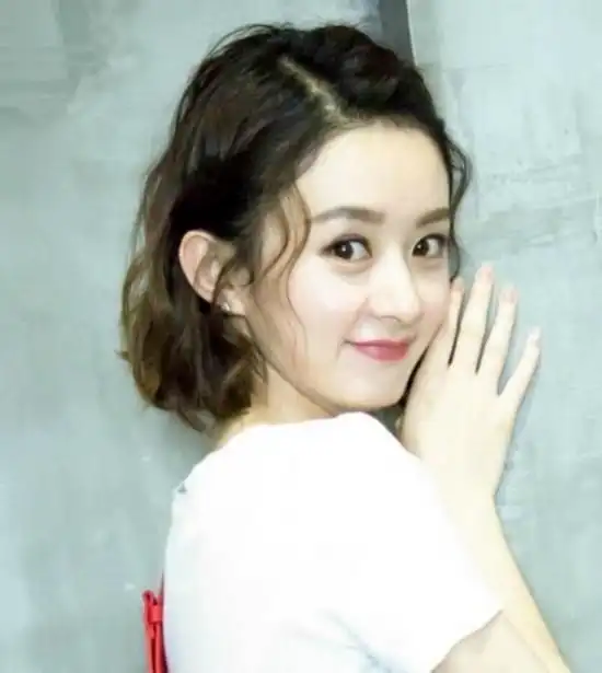 赵丽颖短发图片大全!