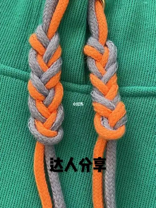 卫衣绳子花样打结  #感谢小红书