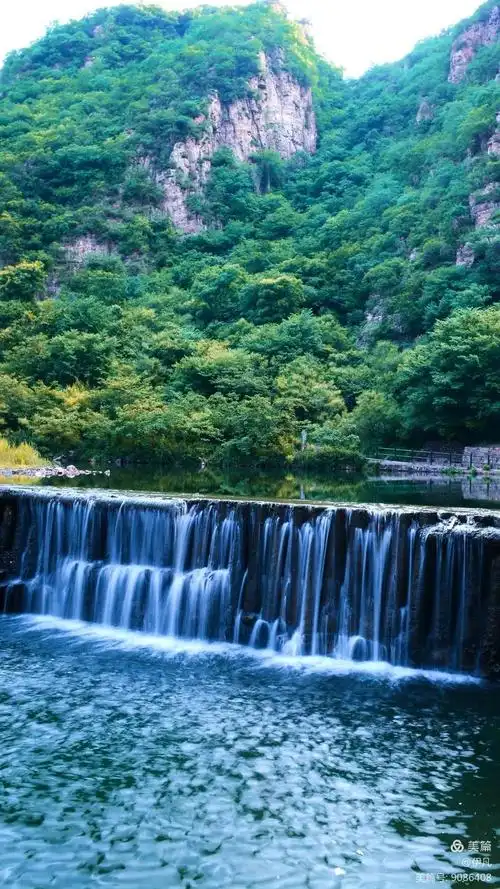 组图世外桃源洛阳青要山绿水青山新安和合塬