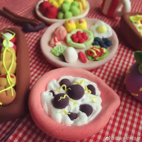 壮家美食手工粘土