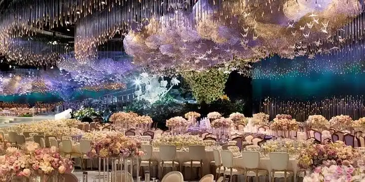 高大上的奢华婚宴现场