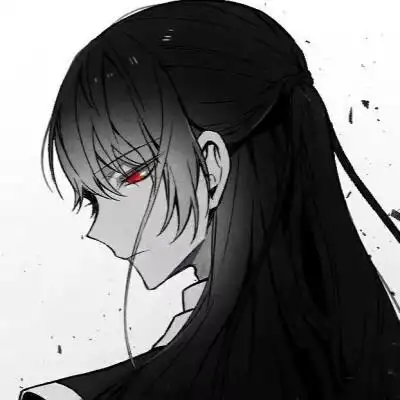 二次元男生头像 头像 动漫男生头像 丧图 丧 红眼 头像 画男 暗黑