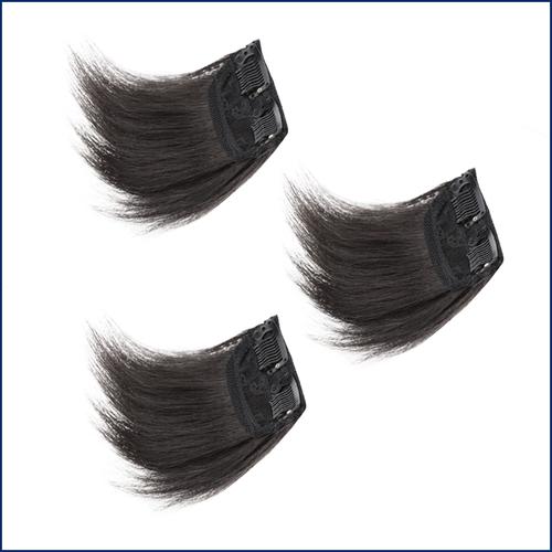 男士补发片垫发片头顶蓬松垫高假发片真发隐形无痕前额补发增发量