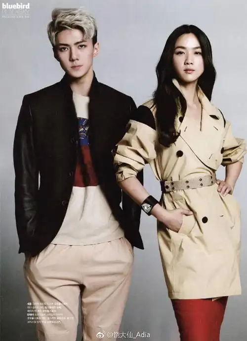 来点男女爱豆合影