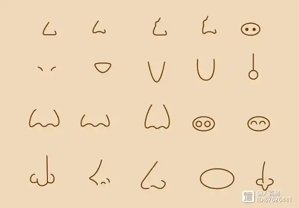 399种鼻子简笔画汇总