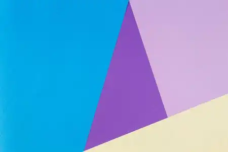 蓝色,黄色和紫色的颜色照片