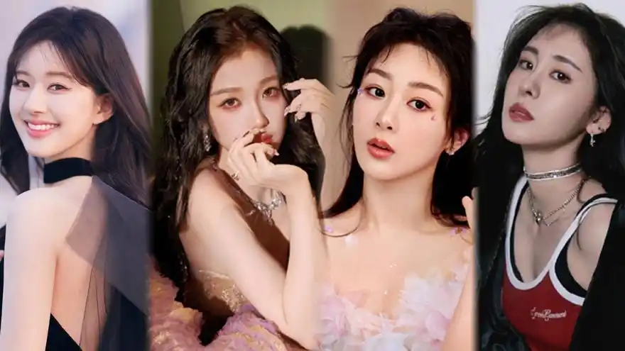 跨年晚会百花争艳 杨紫花芯粉长裙亮眼虞书欣鎏金公主